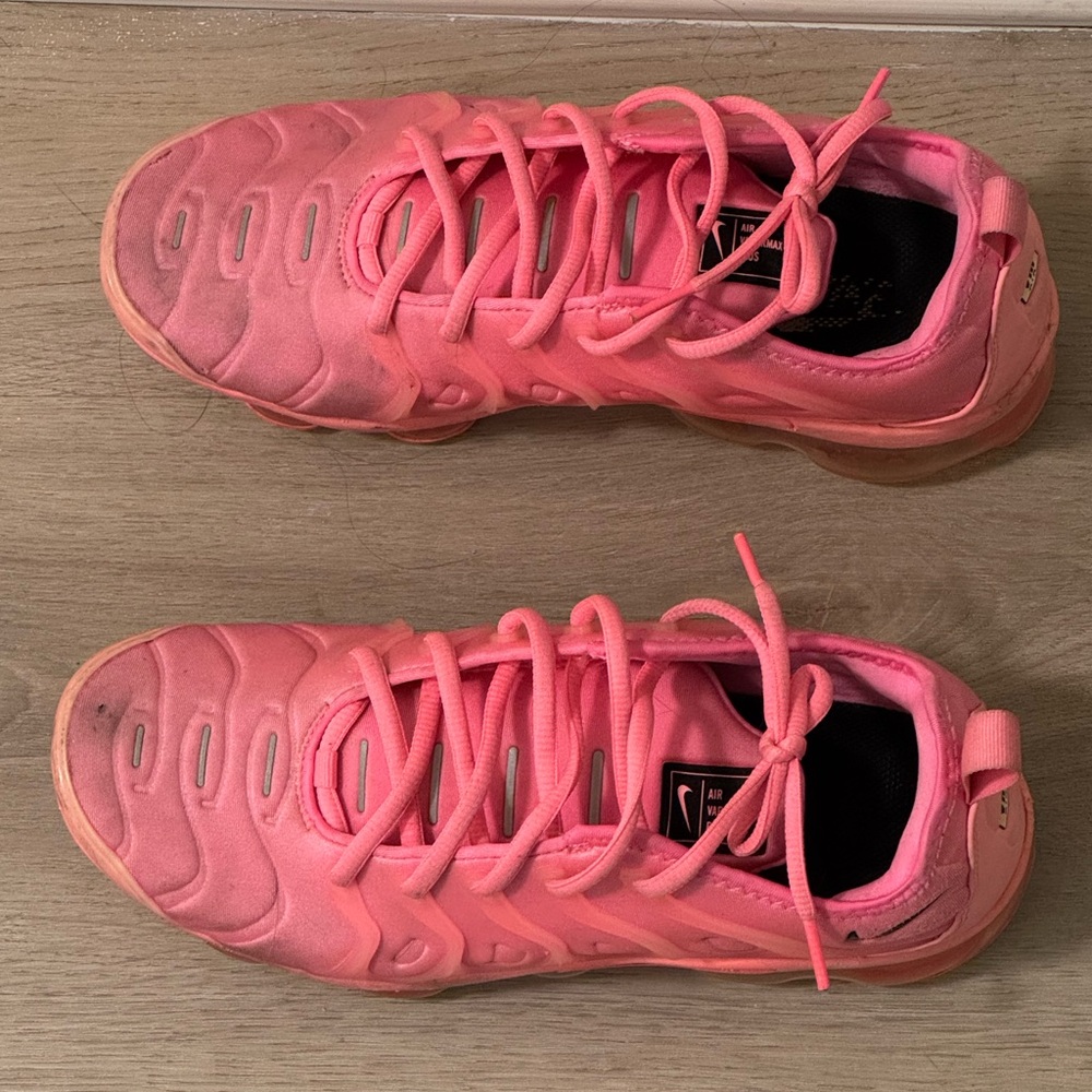 Pink Nike Air Vapormax Athletic Shoes